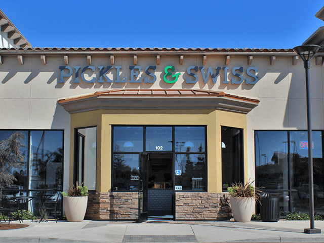 Pickles & Swiss, a gourmet sandwich shop in downtown Santa Barbara, has opened a new location in the Hollister Village shopping center in Goleta. (Sam Goldman / Noozhawk photo)