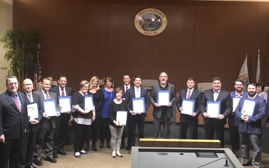Westar Associates Receives Recognition As Silver Sponsor of City of Rancho Santa Margarita