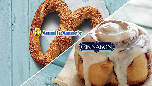 Sweet & Salty Sensation: Cinnabon and Auntie Anne’s Store Coming to Plaza Antonio